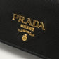 PRADA サフィアーノ レザー カードケース - ブラック