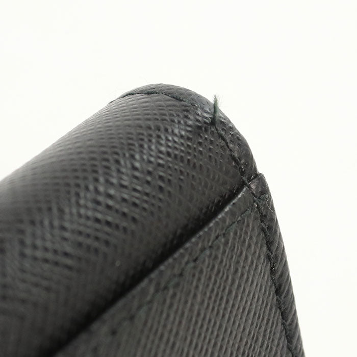 PRADA サフィアーノ レザー カードケース - ブラック