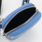 PRADA Saffiano Leather Shoulder Bag - Blue