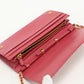 PRADA Saffiano Leather Chain Wallet - Pink