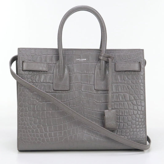 SAINT LAURENT Sac De Jour Hand Bag - Gray