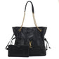 SAINT LAURENT Jamie Tote Bag Lambskin - Black